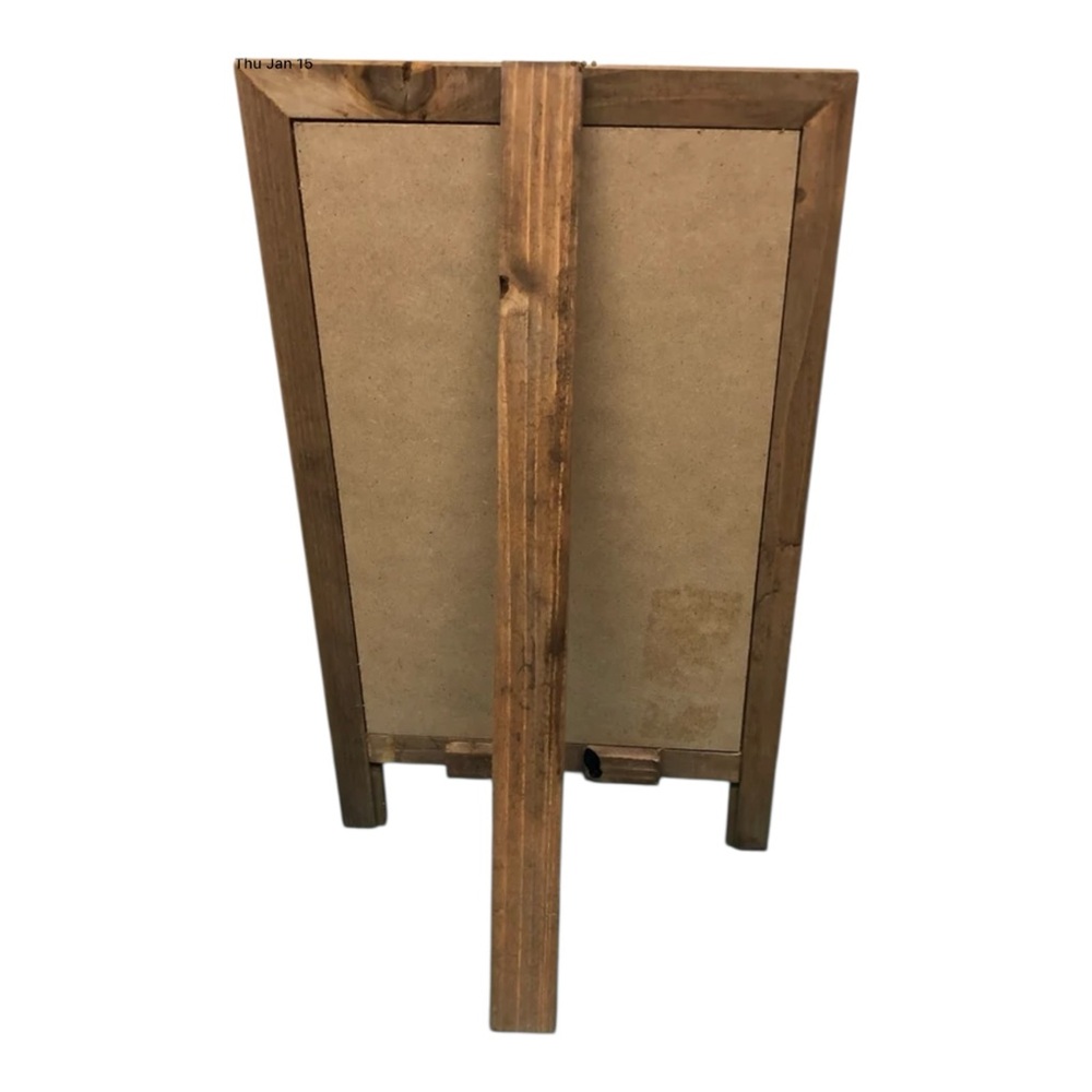 Rustic Wooden Hot Chocolate Bar Sign – Freestanding Chalkboard Style - Picture 6 of 7